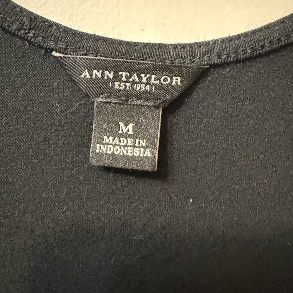 Ann Taylor Classic Black Maxi Dress. Size Medium. - Picture 3 of 5